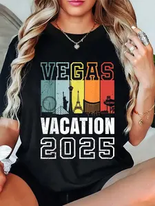 100% Cotton Las Vegas Bride Gift Vegas Bridesmaid Vegas Outfit Las Vegas 2025 T-Shirt