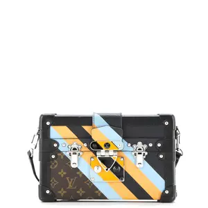 Pre-owned Louis Vuitton Canvas Coated Clutches & Wristlets Petite Malle Handbag Limited Edition Monogram Canvas by Rebag