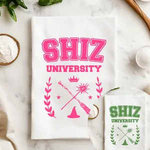 Full Color Wicked Inspired Kitchen Towel - Shiz University