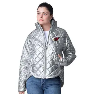 Football Fan Shop Officially Licensed NFL 4Her Team Mascot Metallic Jacket by Glll - Cardinals