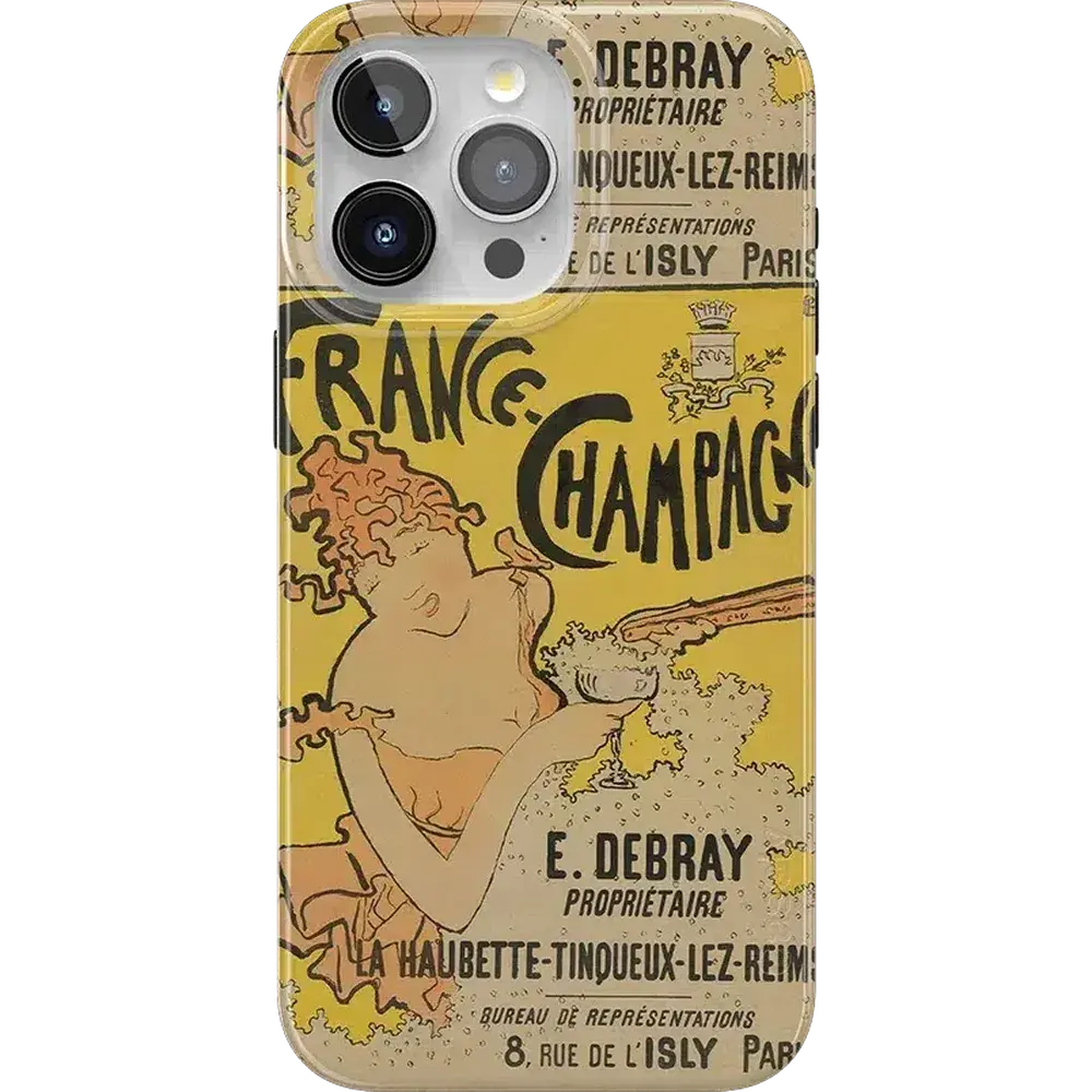 Casely iPhone 15 Pro Max Case | Van Gogh Museum | French Bubbly by Pierre Bonnard | Compatible with MagSafe | Classic Ultra Thin Design