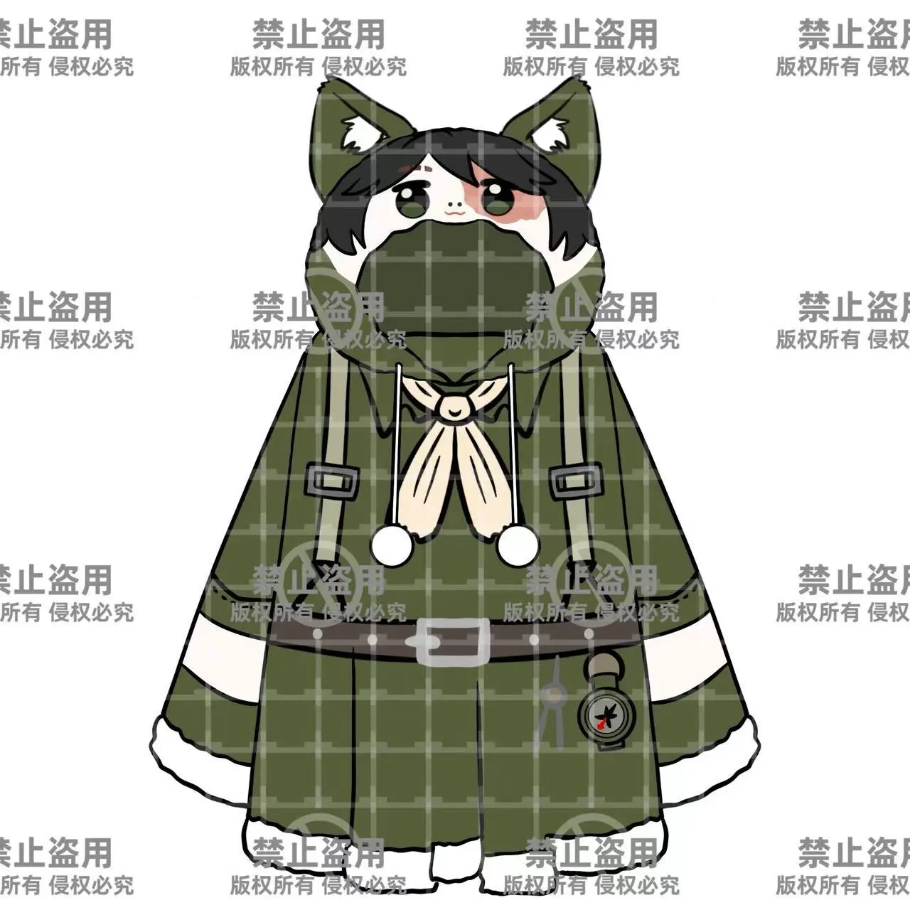 Norton Campbell Prospector Identity V Cosplay Anime Cloak Ponchos Plush Hooded Clothes Blanket Thickened Padded Clothing Outfit