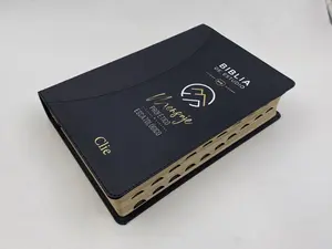 Biblia de estudio RVR  del Mensaje Profético y Escatológico, Negro, Interior a dos colores, con Índice