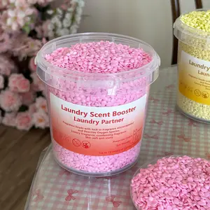 900g Sakura Scent Pearls Bucket Pack🌸Pink and Cute Girl's Heart Explosion! With a Measuring Spoon Soft and Protective Clothes, Long-lasting Scent, No Fluorescent Whitening, Deodorizing and Mite-removing Scented Laundry
