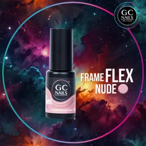 Gc Nails Nude Frame Flex Gel - Structure Gel in Brush Presentation -12ml