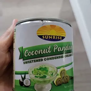 Sunrise Sweetened Condensed Creamer, Coconut Pandan Flavor 390 g