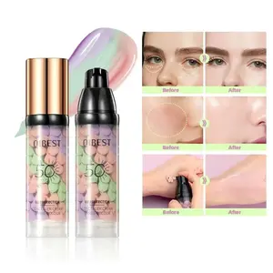 3-in-1 Color Correcting Primer,with SPF 50 PA+++ UV ,Sunscreen Isolation Cream| One Step Skin Tone Corrector for Dark Circles & Fine Lines，Brightens Skin