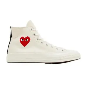 Comme des Garçons PLAY x Chuck 70 High 'Single Heart - Milk'