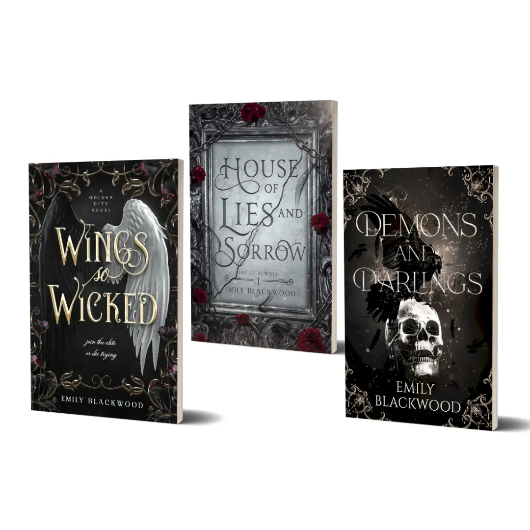 Signed Blackwood Starter Bundle: Wings So Wicked, House of Lies and Sorrow, Demons and Darlings - Fantasy Romance and Paranormal Novels