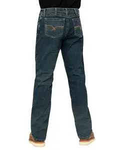 Wrangler Men's 20X Fr Advanced Comfort Dark Vintage Boot Work Jeans - 10Frac42d