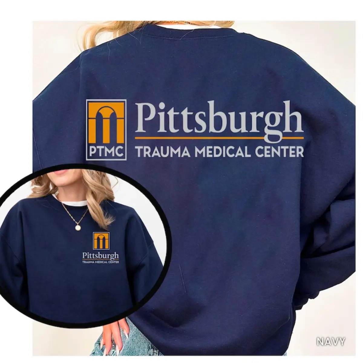 Pittsburgh Trauma Medical Center unisex t-shirt/sweatshirt, classic fan souvenir, unisex t-shirt, TV show, gift for women.