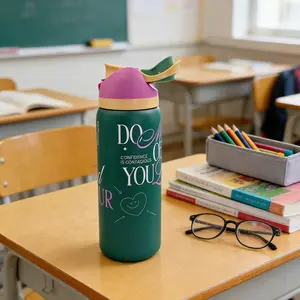 atrovirens Water bottle 32oz, 945ML, freesip,with straw,heatpreservation time more than 24 hours, cold and hot watercan be insulated, can make coffee, frozen drinks,,exquisite workmanship, suitable for camping, work,indoor and Outdoor use.