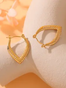 New Stainless Steel Stud Earrings, Korean Style Asymmetrical Design, Plain Pattern, High-End Look, No Color Fading, All Seasons Jewelry