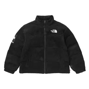 Supreme Men's The North Face Suede Nuptse Jacket Black, from StockX