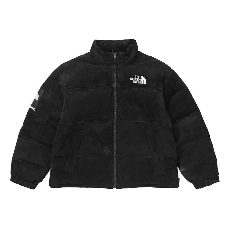 Supreme Men's The North Face Suede Nuptse Jacket Black, from StockX