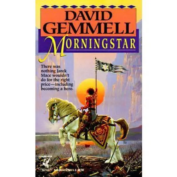Used Literature Book - David Gemmell's Novel Morningstar - English Softcover Books