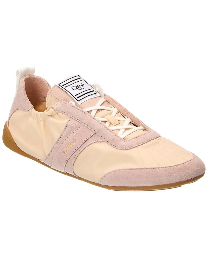 Chloé Kick Nylon & Suede Sneaker