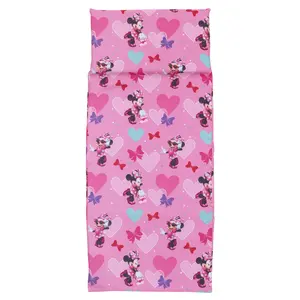 Minnie Mouse Preschool Nap Pad Sheet in Pink