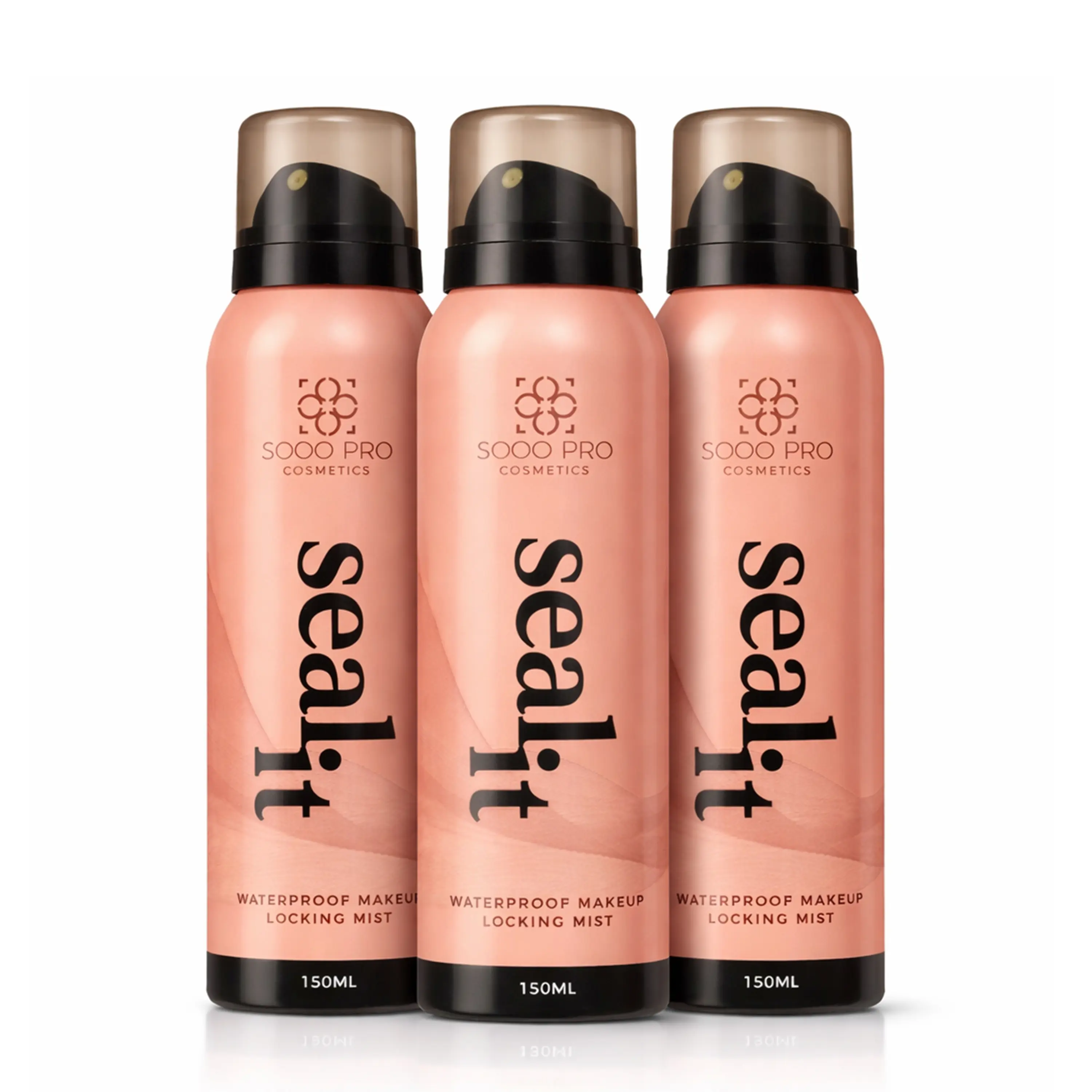 Seal It Waterproof Makeup Setting Spray  150ml– Transfer Proof, Sweat Proof, Long Lasting Mist
