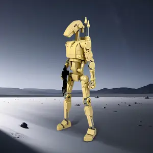 Sci-Fi Mechanical Droid Building Set, 367PCS Robot Brick Model for Display and Gift