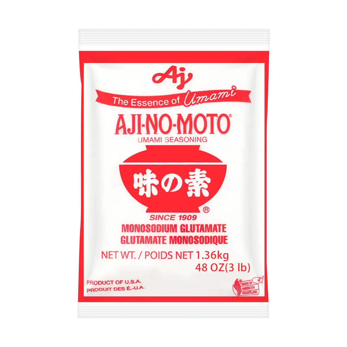 AJINOMOTO Umami Seasoning - Japanese MSG Red Bowl 1.36kg | Enhance Your Cooking Flavor AJINOMOTO Umami Seasoning - Japanese MSG Red Bowl 1.36kg | Enhance Your Cooking Flavor
