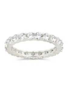 Sterling Silver Gracie CZ Eternity Ring
