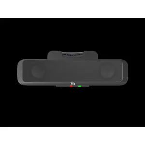 212 MAIN Cyber Acoustics Stereo USB Speaker Bar - USB Powered, Stereo Audio, Monitor Mount Compatible, Black Audio