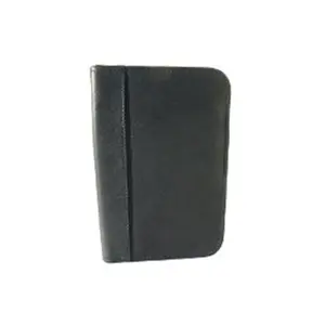 212 MAIN Black Piel Junior Notepad Holder, Office Stationery Supplies, Pen Holder, Paper Organizer, Stationary Organizer, Work Desk Accessory, Pen Holders