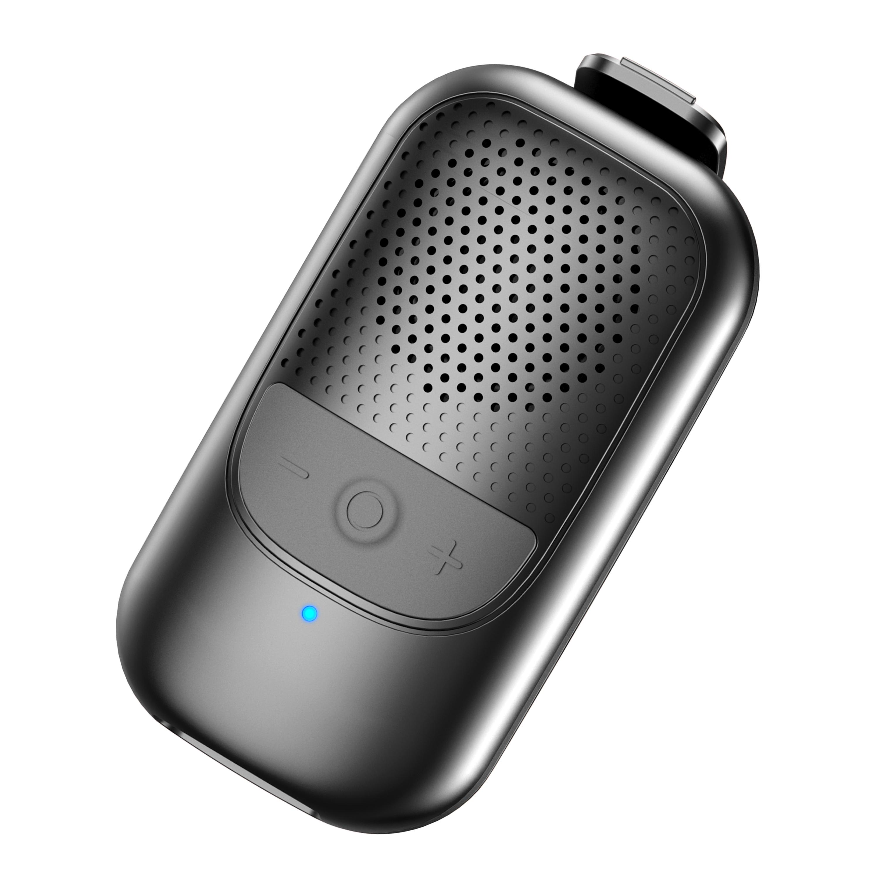 Portable Clip-On Bluetooth Speaker – 10 Hours Playtime, Waterproof, Wireless for Hands-Free Calls & Music on the Go