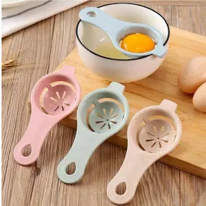 Egg Separator For Raw Eggs，Wheat Stalk Egg Yolk White Separator Divider Tool,Kitchen Baking Gadget (4pcs)
