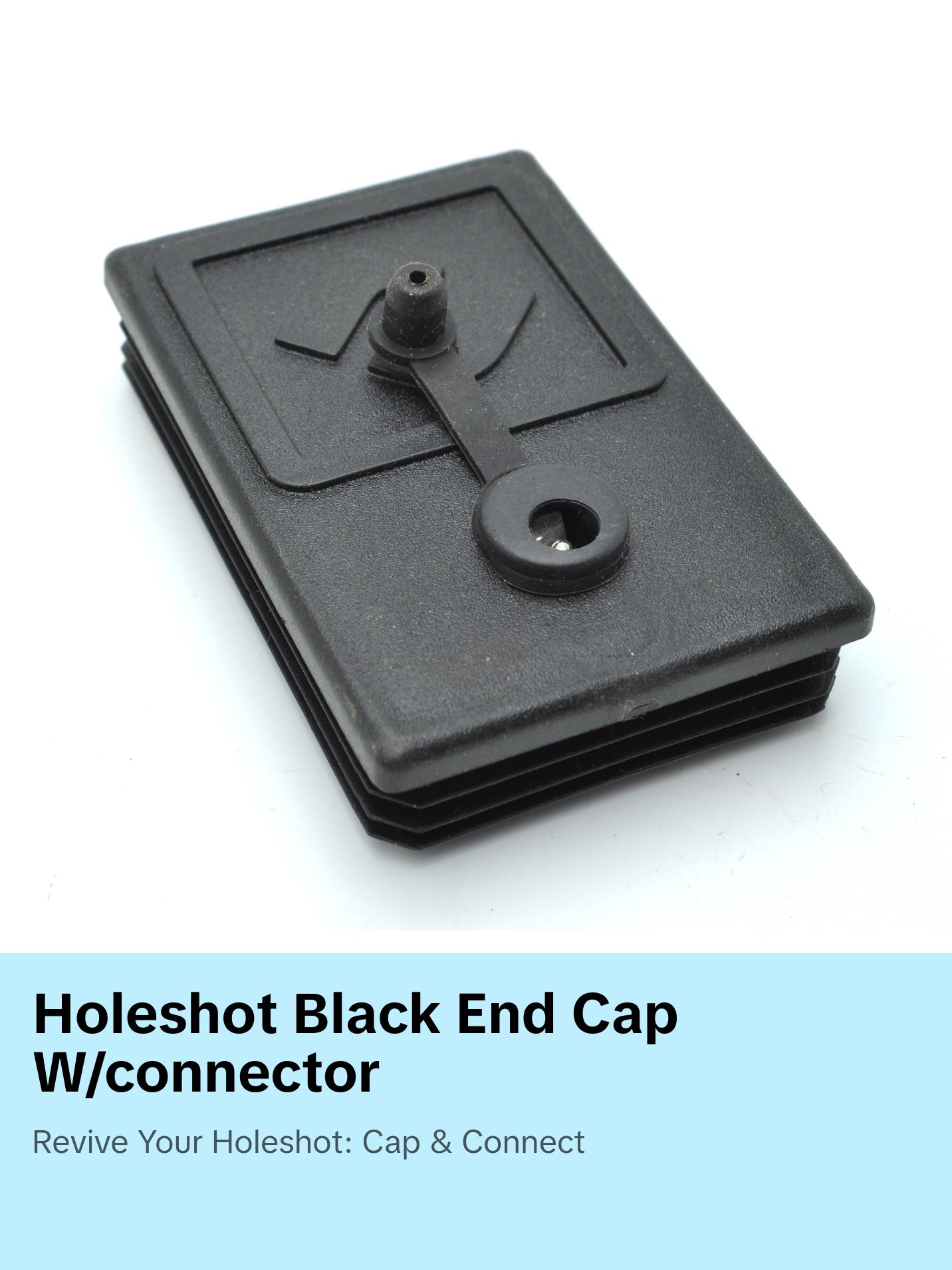 Holeshot OG Parts - Latch Side Black End Cap w/Electrical Connection