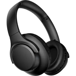Bluetooth Headphones Over Ear, 65 Hours Playtime Wireless Headphones with Microphone, Foldable Lightweight Headset with Deep Bass, HiFi Stereo Sound for Travel Work Cellphone