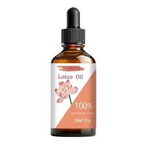 Lotus Essential Oil, pure botanical extract, long-lasting fragrance. Suitable for full-body massage spa treatments, hair and skin care massage oil, air freshener, humidifier, aromatherapy diffuser, and DIY scented stones. 1.01 fl oz.