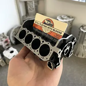 Small Block Chevy Business Card Holder Organizer, Mechanic Gift For Men, Car Stuff, Car Accessories For Men, Business Card Holder Desk, Car Engine