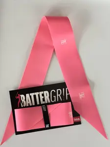 BatterGrip Baseball Softball Bat Grip Flamingo Pink 1mm Universal Fit Reusable Comfortable Secure Non-Slip Grip for All Players