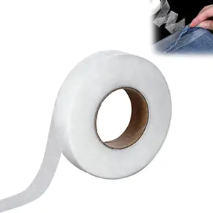 2559 Inch Double-sided Adhesive Lining, Hot Melt Non-woven Lining, No Sewing Required Fabric Tape for Clothing, Curtains, Pants, and DIY Sewing Projects