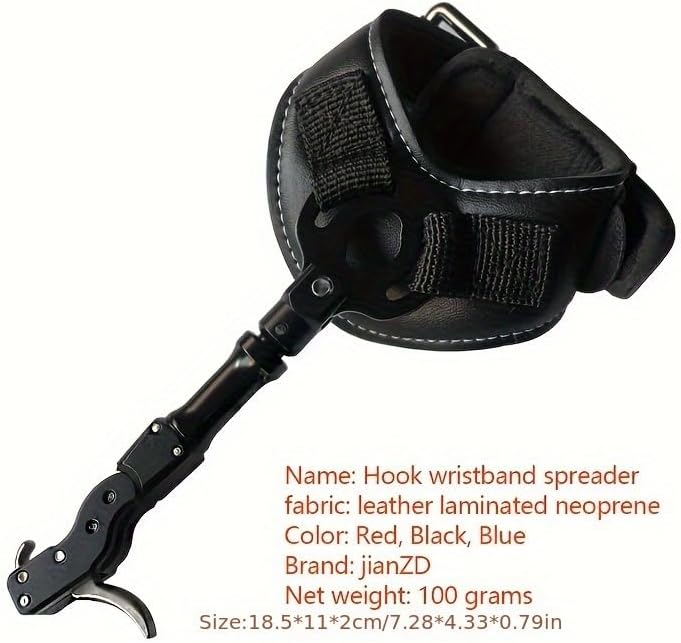 Index Finger Archery Release Open Hook BowhuntingTrigger Aid with Single-Sear Design, Adjustable Length,Travel & Tension