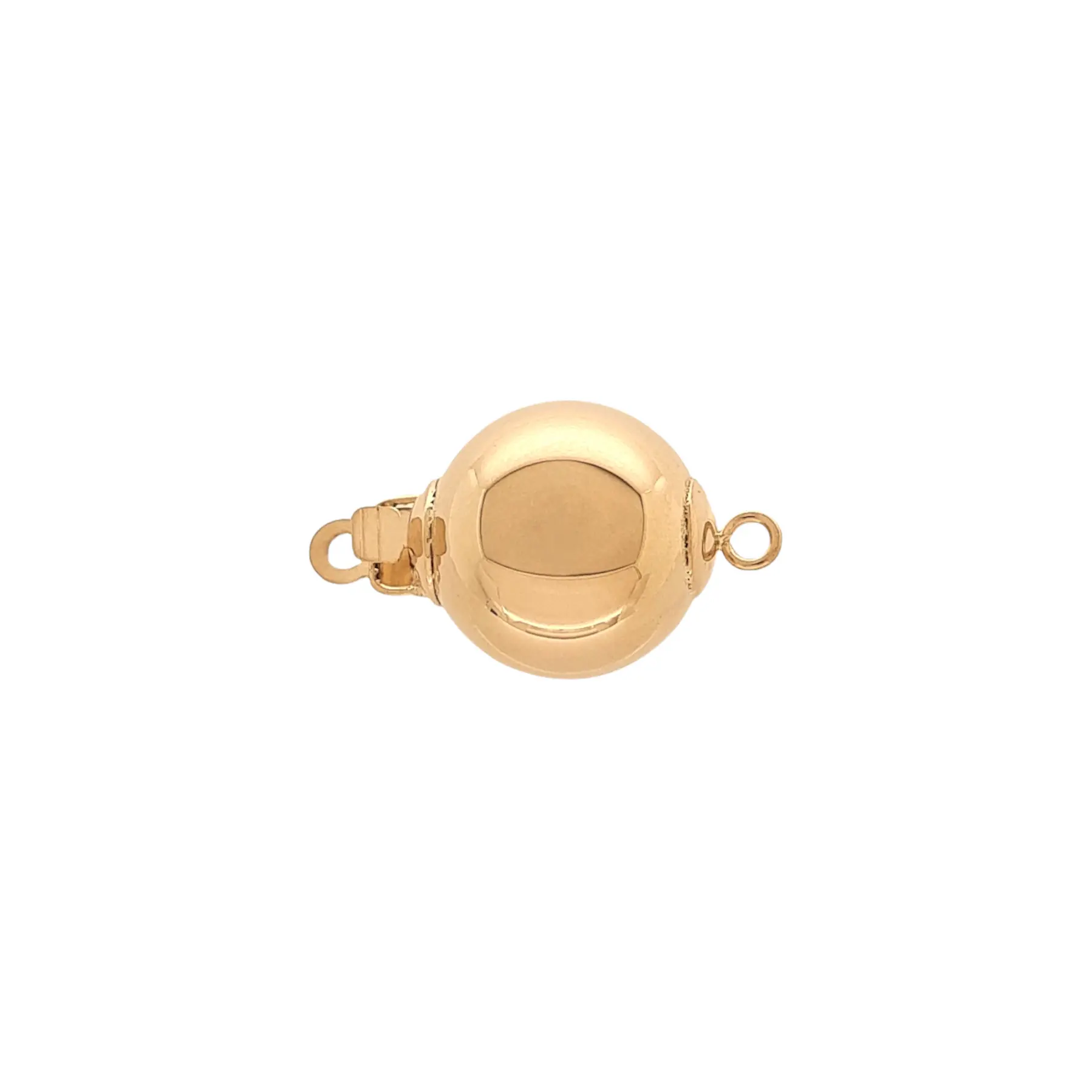 14K Solid Yellow Gold Bead Safety Clasp Pearl Clasps use with Pearl Strands by CRAFT WIRE