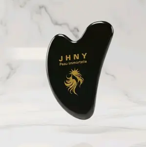 Black Volcanic Gua Sha Stone, Born from ancient lava.