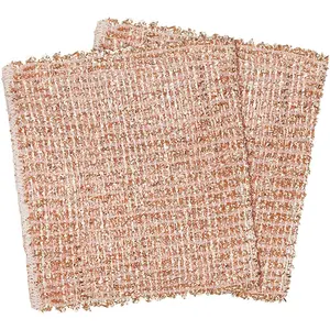 Copper Cleaning Cloth - 2 Pack - Woven Copper  for Pots Pans Sinks and Stainless Steel - Removes Burnt   - 5.5 x 5.7 in -  Netherlands