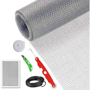 Window Screen Replacement Kit Width:59in Length:158 Fiberglass |       Includes Full Set of Tools |         Suitable for Windows, Screen Doors, and Courtyards |         UV Resistant and Durable |         Easy to Install