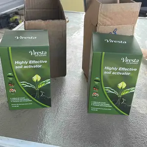 Viresta Soil Revitalizer (13.8oz / 390g), Concentrated Humic Acid Formula for Lawn & Garden Plant Food Enhancer Yields 266 Gallons Fertilizer Lawn & Garden Soil Conditioner - Plant Food Enhancer, Concentrated Humic Acid