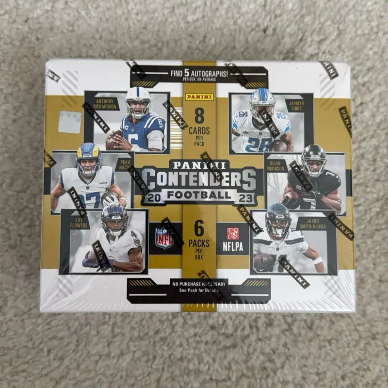 2023 Panini Conteders Football Hobby Cards - 5 Autographs per box