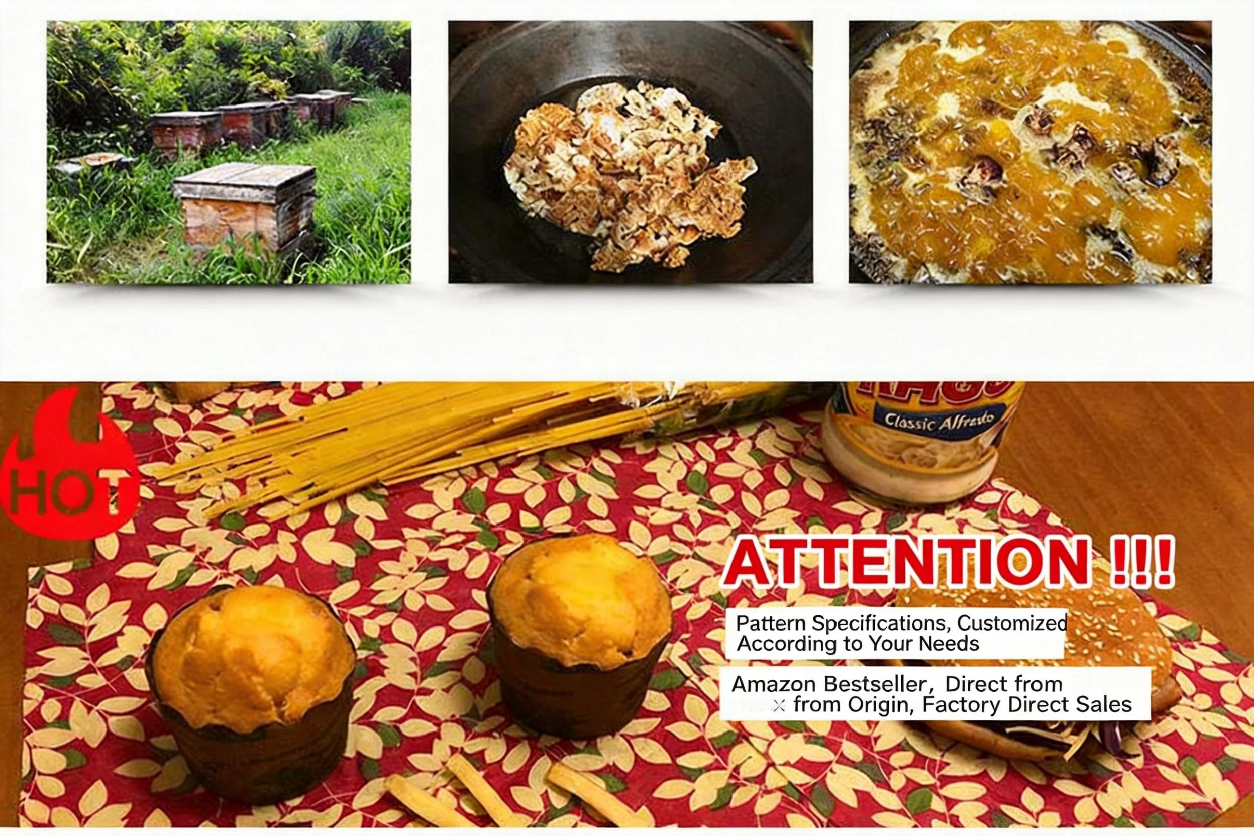 Beeswax Wraps&Beeswax Food Wraps&Eco-Friendly Beeswax Wraps&Plastic Free Food Storage&Kitchen Beeswax Wraps&Reusable Beeswax Food Wraps Set&Washable Beeswax Wraps