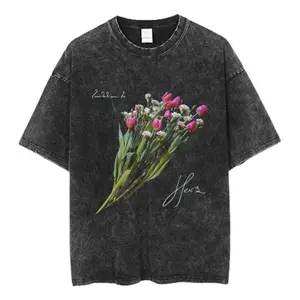 Vintage Hers Floral Bouquet Graphic Tee, Soft Indie Grunge T-Shirt, Aesthetic Flower Shirt, Unisex Retro Casual Top