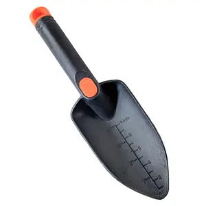 ASR Outdoor Pin Pointer Metal Detecting Hand Trowel Shovel with Depth Markers, 11 inch measuring garden tool