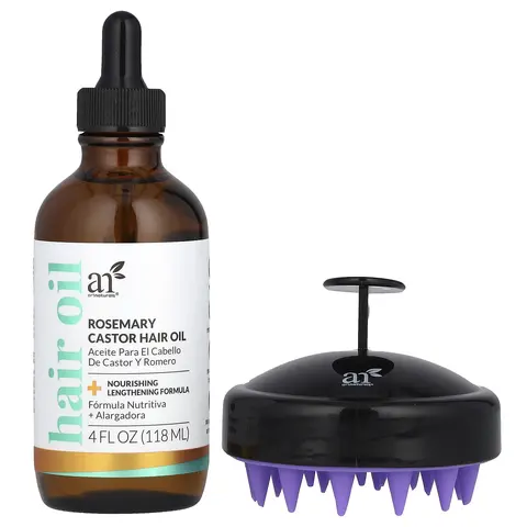 artnaturals Hair Growth Kit, Rosemary + Castor Oil , 2 Piece Kit