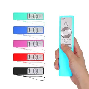 Silicone Remote Control Case, 1 Count Dustproof Remote Control Cover with Lanyard, Household Remote Control Protector