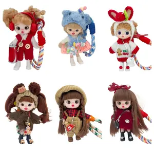 Naba Cute Fashion Movable Joints Plush Dolls Doll Bag Charm Key Chain | Phone Charm & Phone Strap |