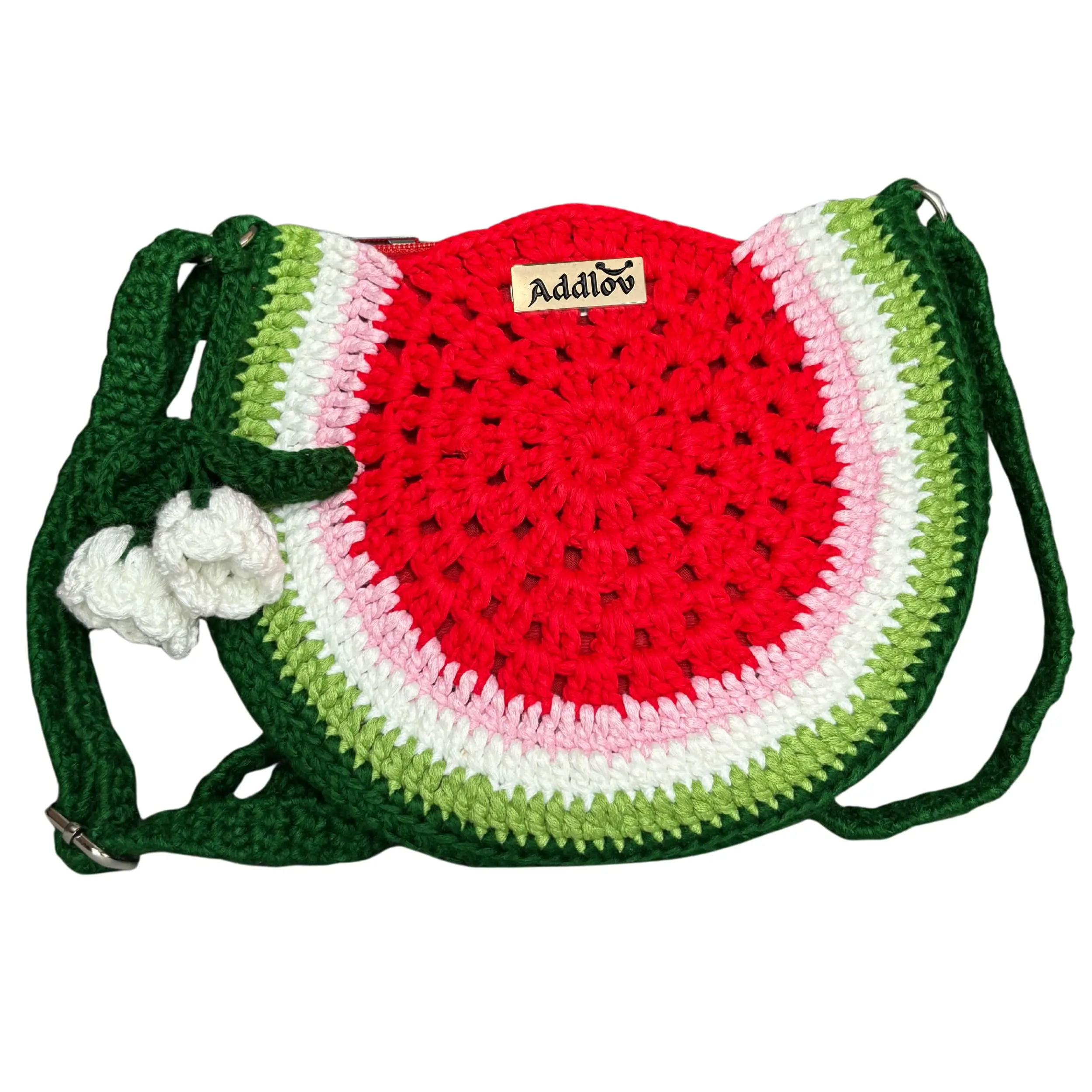 Addlov Handmade Fun and Unique Gifts for Mom, Lovely Mothers Day Gift - Crochet Crossbody Bag, Comfortable Purse for Teen